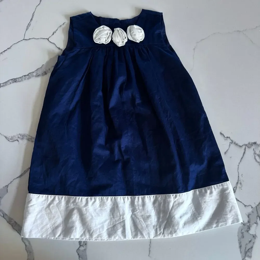 Gymboree Marina Party Colorblock Rosette Dress - 3T